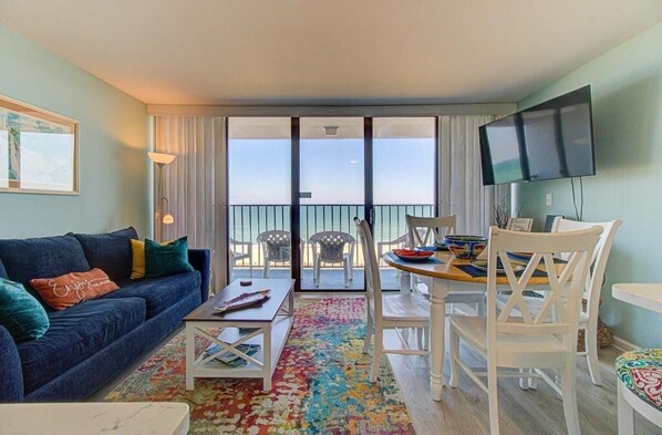 Condo, 1 Bedroom | Living area - 0405 My Happy Place 1 Bedroom Home (Carolina Beach)