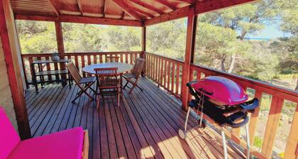 "Sunny Getaway: Chalet with Pool & Sea View – Cap d'Agde"