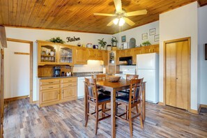 Interior - Cozy Belgrade Cottage w/ Wood-burning Stove! (Belgrade)