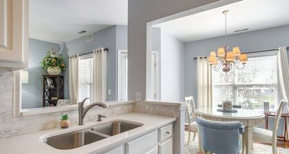 Community Pool & Private Balcony: Chic Lewes Gem