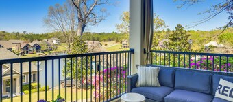 Balcony + Community Perks: Lake Martin Condo!