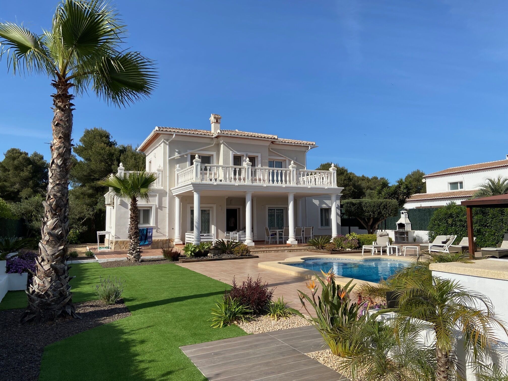 Alberca al aire libre 