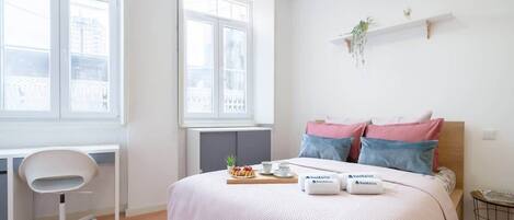 1 soverom, strykejern/-brett, reiseseng for barn og wi-fi