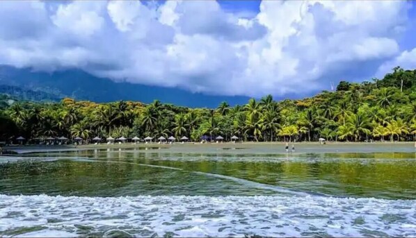 Camastros y toallas de playa 