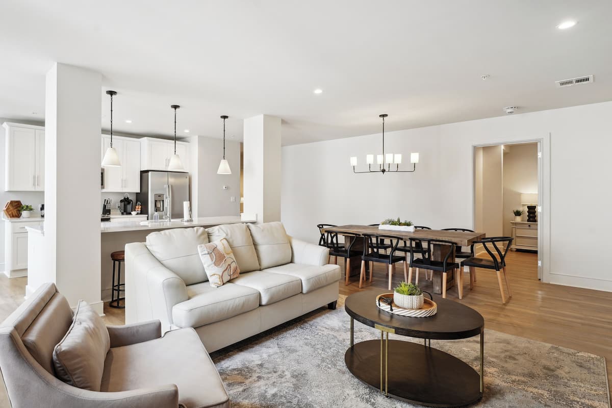Classic Condo, 4 Bedrooms | Living area | 55-inch Smart TV with cable channels, streaming services