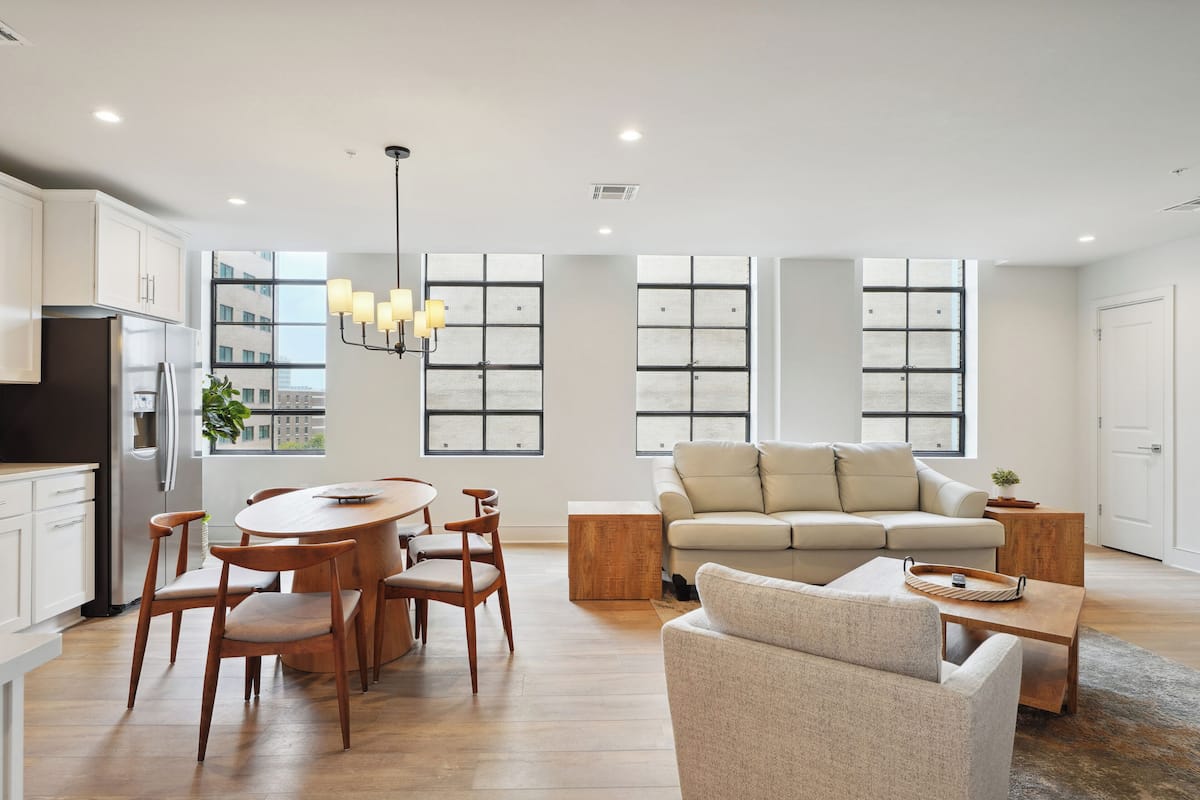 55-inch Smart TV with cable channels, streaming services