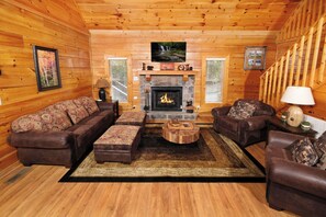 Televisor i llar de foc 