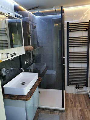 Shower, hair dryer, towels, soap - 07 Birkenhain (Parchtitz)