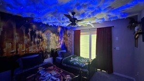 4 dormitorios, tabla de planchar con plancha, wifi y ropa de cama