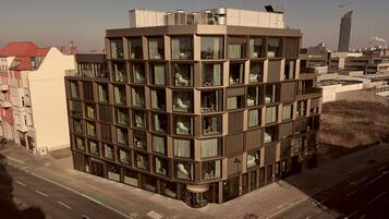 Overnatningsstedets facade