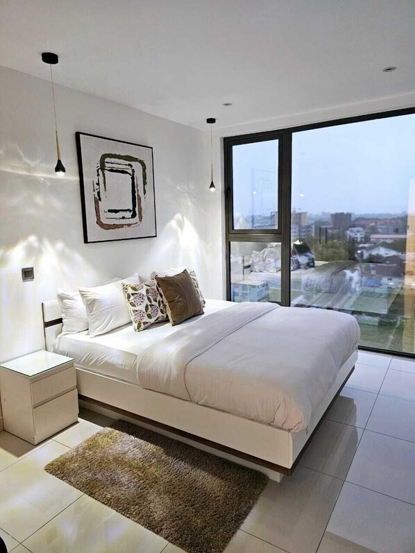 Family Apartment | In-room safe, blackout drapes, soundproofing, iron/ironing board