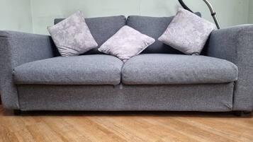 TV, fireplace, DVD player