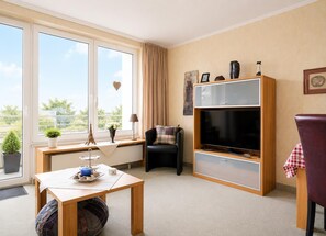 Living area - Kurpark- Residenz App. 217 Seesicht, Kurparkallee 47, 27476 Cuxhaven- Döse (Cuxhaven)