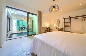 3 Schlafzimmer, Zimmersafe, Schreibtisch, Bügeleisen/Bügelbrett