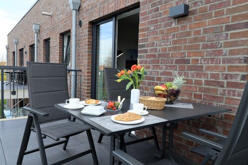 Dorumer Sielhuus 10 – Sauna. Balkon. Hundefreundlich.