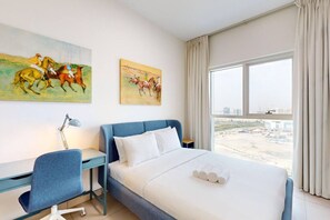 2 bedrooms, iron/ironing board, WiFi, bed sheets - Socio Tower 2 - Neat Two Bedroom (Dubai Hills)