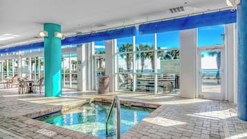 Indoor pool, outdoor pool