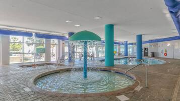 Indoor pool, outdoor pool
