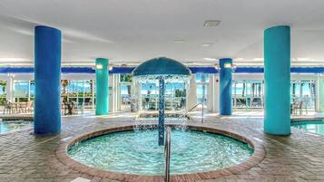 Indoor pool, outdoor pool