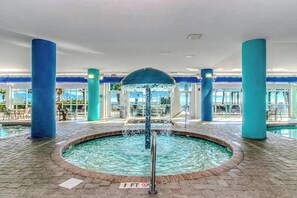 Indoor pool, outdoor pool - Direct Ocean Front Studio Newly Renovated! (Myrtle Beach)