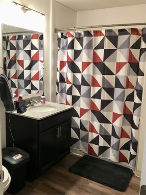 Hair dryer, towels, soap, shampoo - Large Modern Smart House, voice controlled (Bloomington)