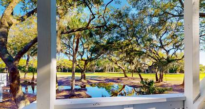 Updated villa with golf course views and serene surroundings