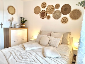 1 bedroom, iron/ironing board, free WiFi, bed sheets
