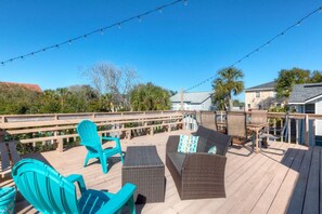 Terrace/patio - 2/1 - Upper unit - 4 blocks to the Beach (Jacksonville Beach)