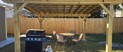 New pavilion to provide some much needed shade!