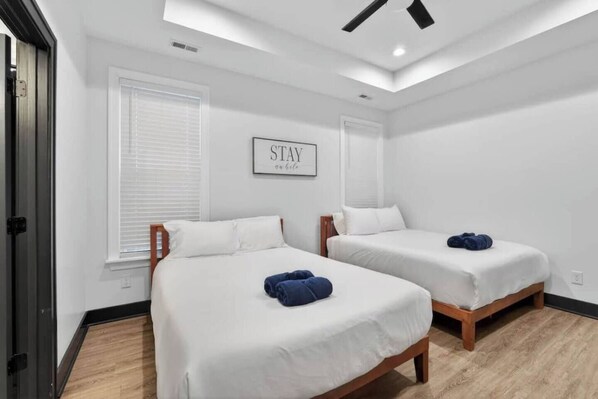 Desk, iron/ironing board, WiFi, bed sheets - Two Homes, One Booking | Sleeps 20 | 6BR/4BA Chattanooga Compound | Hot Tub · Pool Table (Chattanooga)