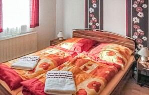 1 soveværelse, weekendseng, sengetøj