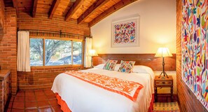 Studio Suite, 1 Bedroom, Fireplace, Garden View | Hypo-allergenic bedding, in-room safe, individually decorated - Rancho La Puerta  (Tecate)