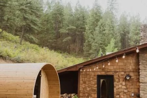 Outdoor Sauna with views