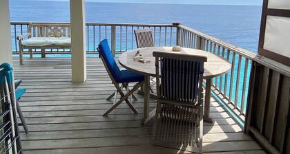 House directly on the Caribbean Sea with private beach and breathtaking views.