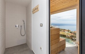 Shower, hair dryer