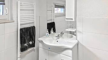 Shower, hair dryer