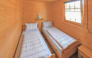 1 makuuhuone, vuodevaatteet