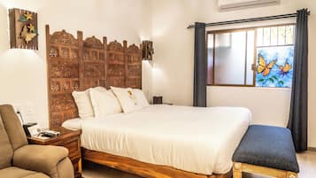 Condo família, 2 quartos, ar-condicionado, no piso térreo | 1 quarto, roupas de cama antialérgicas, camas com colchões pillow-top