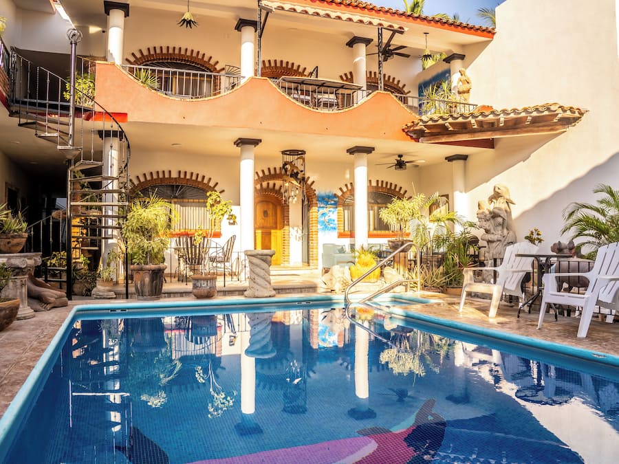 2 outdoor pools, pool umbrellas, sun loungers