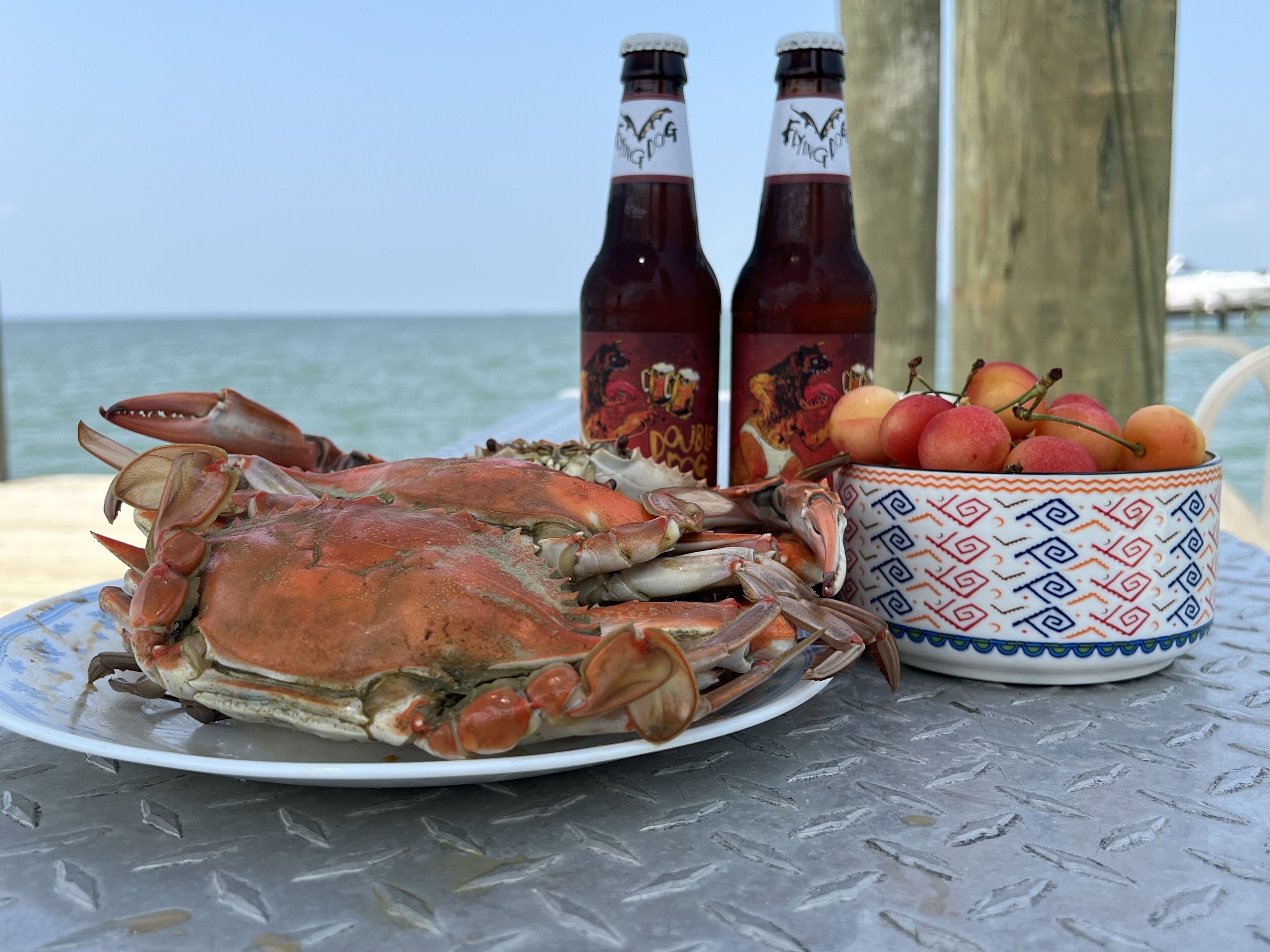 Crabs and beer.