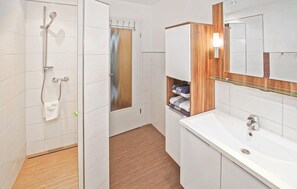 Shower, hair dryer