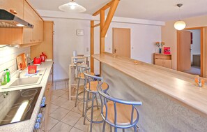 Fridge, oven, stovetop, coffee/tea maker - Ferienwohnung Groß Plasten (Groß Plasten)