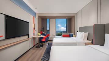 Down comforters, in-room safe, desk, laptop workspace