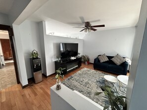 TV connectée, cheminée