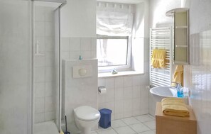 Shower, hair dryer