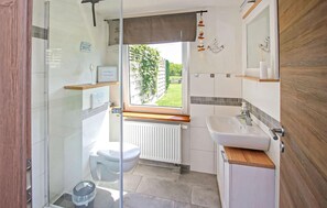 Een douche, een haardroger