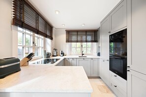 Kühlschrank, Ofen, Herdplatte, Geschirrspüler