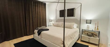 1 bedroom, travel crib, free WiFi, bed sheets