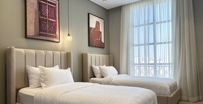 Appartement Design, 3 chambres | 3 chambres, rideaux occultants, fer et planche à repasser, Wi-Fi gratuit