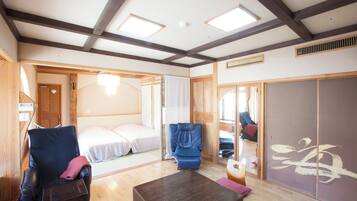 Chambre avec lits jumeaux, vue ville, dans les dépendances | Wi-Fi gratuit, draps fournis